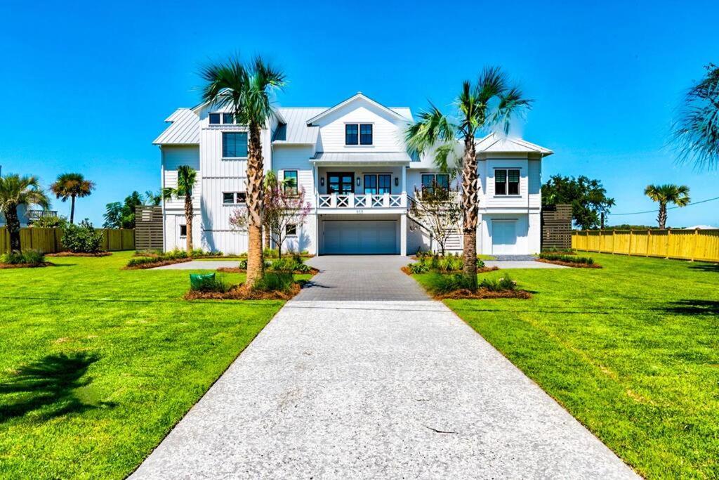 New Waterfront Home With Deep Water Dock Isle of Palms Exteriör bild