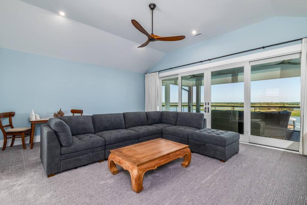 New Waterfront Home With Deep Water Dock Isle of Palms Exteriör bild